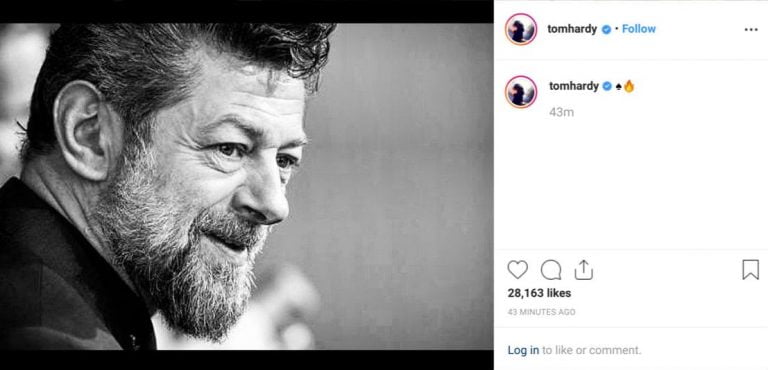 Tom Hardy pode ter confirmado Andy Serkis como o diretor do 'Venom 2' 2