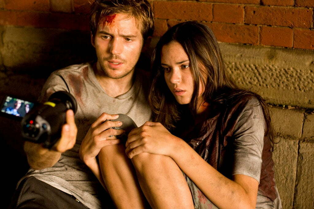 Michael Stahl-David and Odette Yustman in “Cloverfield.”Credit...Sam Emerson/Paramount Pictures