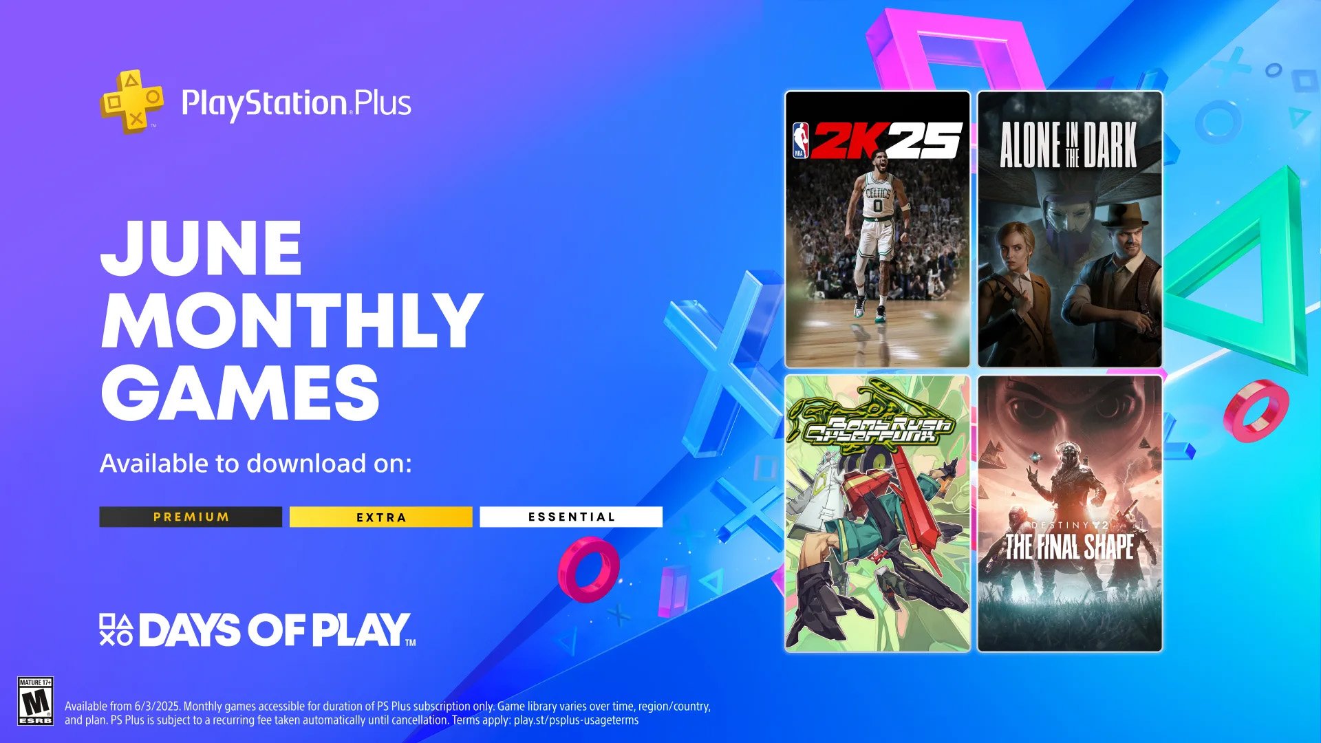 Jogos mensais de junho PlayStation Plus